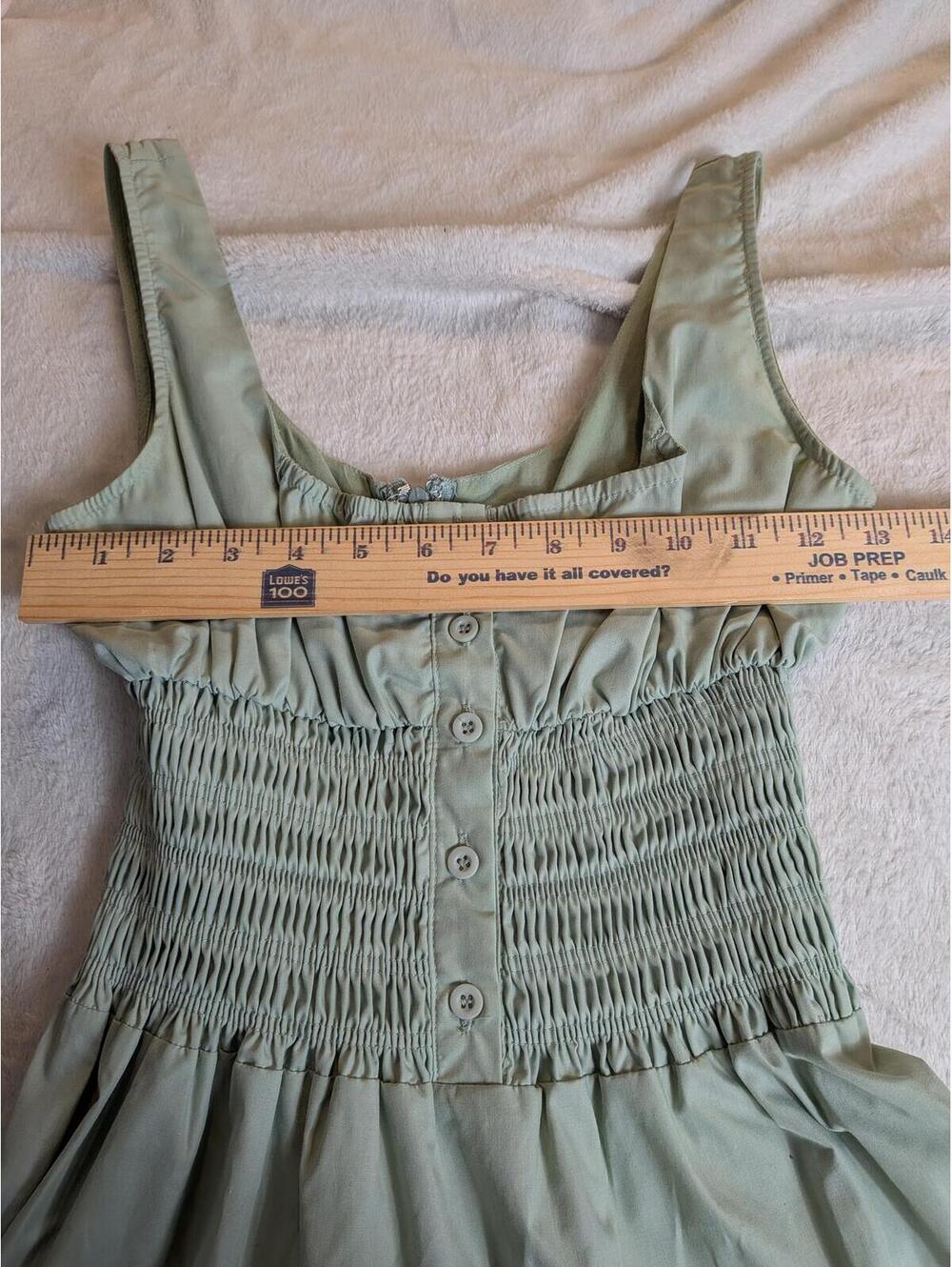Patel Mint Green Small Coquette Romantic Summer Wedding Emory Park Mini Dress - Picture 5 of 8